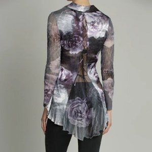 Komorov Blouse - Lace Up Back